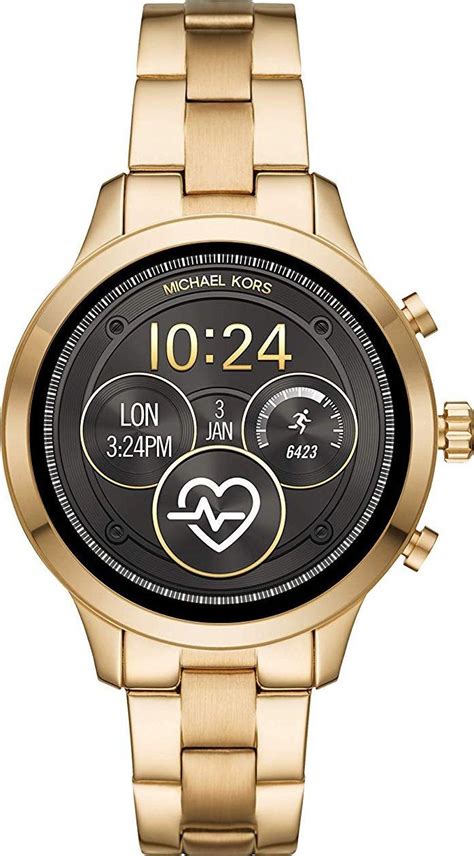 michael kors access watch mkt5045|Amazon.com: Michael Kors Women's Access Runway Stainless .